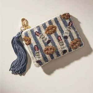 Anthropologie Icon Tassel Icon Coin Purse